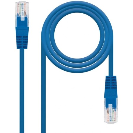 Cable de Red RJ45 UTP Nanocable 10.20.0400-BL Cat.6/ 50cm/ Azul