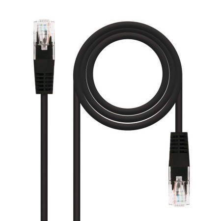 Cable de Red RJ45 UTP Nanocable 10.20.0400-L25-BK Cat.6/ 25cm/ Negro