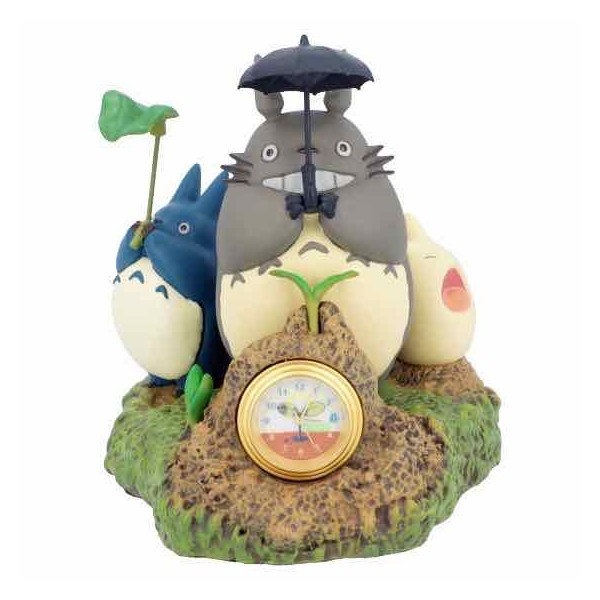 Figura reloj de mesa studio ghibli mi vecino totoro baile dondoko 10 cm
