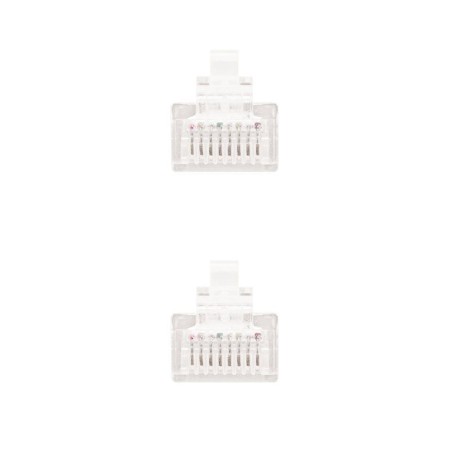 Cable de Red RJ45 UTP Nanocable 10.20.0400-L25-W Cat.6/ 25cm/ Blanco