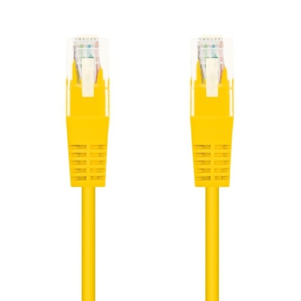 Cable de Red RJ45 UTP Nanocable 10.20.0400-L25-Y Cat.6/ 25cm/ Amarillo