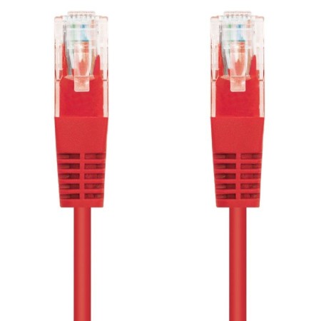 Cable de Red RJ45 UTP Nanocable 10.20.0400-L30 Cat.6/ 30cm/ Rojo