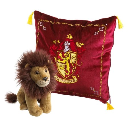 Peluche pack the noble collection harry potter leon mascota gryffindor  cojin gryffindor
