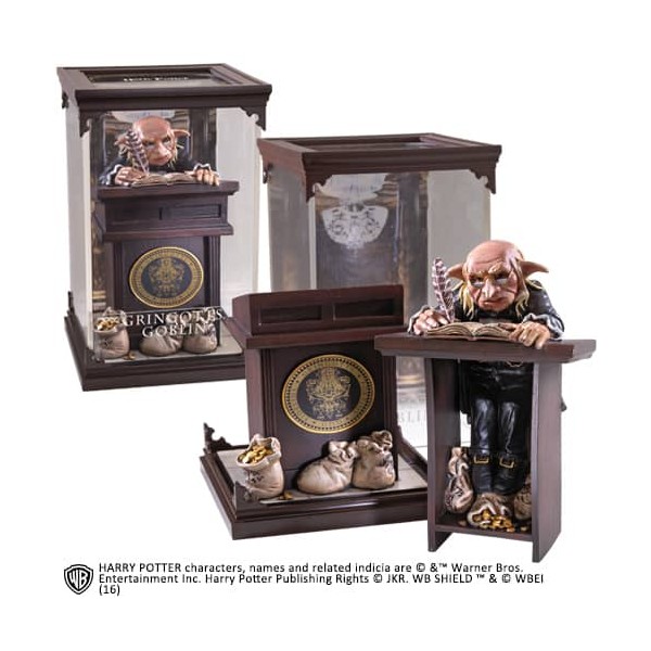 Figura the noble collection harry potter criaturas magicas goblin de gringotts