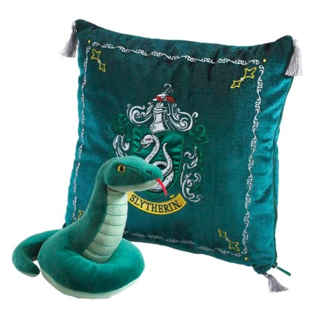 Peluche pack the noble collection harry potter serpiente mascota slytherin  cojin slytherin
