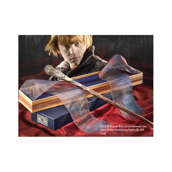 Replica the noble collection harry potter varita de ron weasley