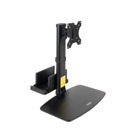 TOOQ SOPORTE MESA PANT.GIRA INCLI+MINI CPU,17-27″,NEGRO