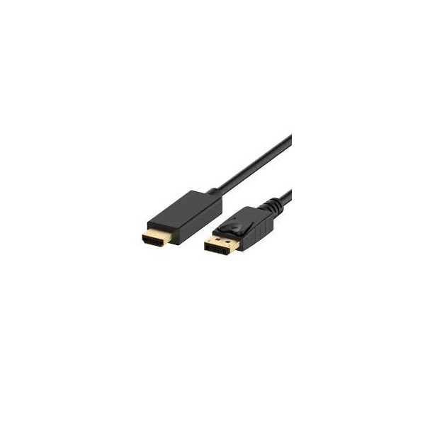 Cable ewent displayport 1.2 a hdmi gold plated de 3m