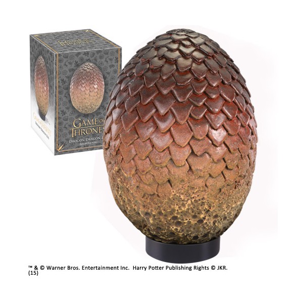 Réplica the noble collection juego de tronos huevo de dragon drogon 20.32 cm