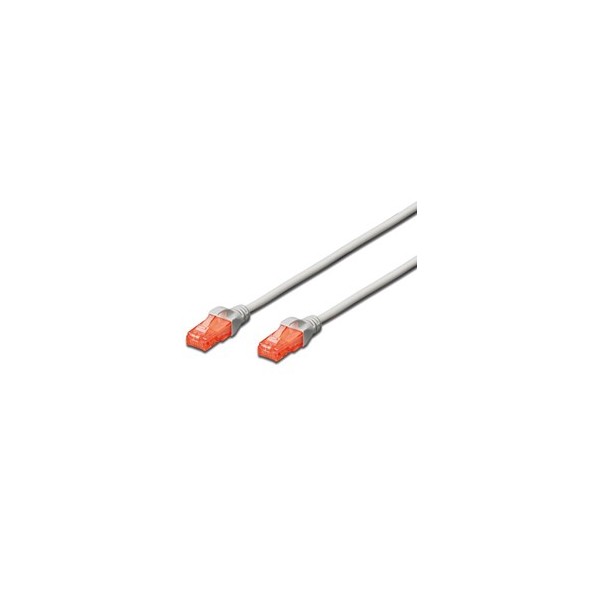 Cable red ewent latiguillo utp cat6 rj45 2m gris