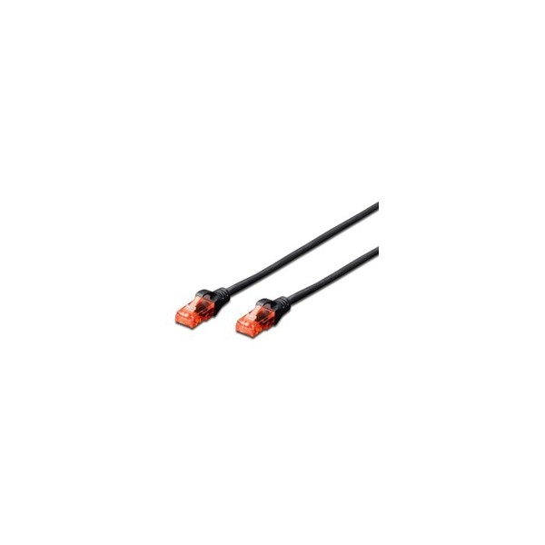 Cable red ewent latiguillo rj45 utp cat6 2m negro