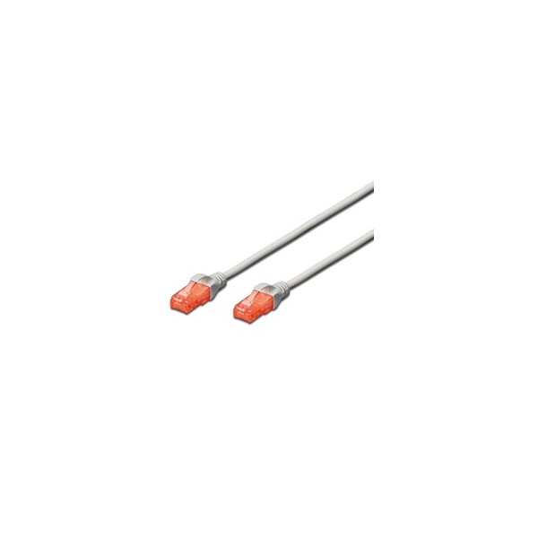 Cable red ewent latiguillo rj45 utp cat6 3m gris