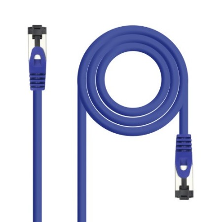 Nanocable Cable de Red Latiguillo Cat.8.1 2GHz LSZH SSTP AWG26, Azul, 2 m