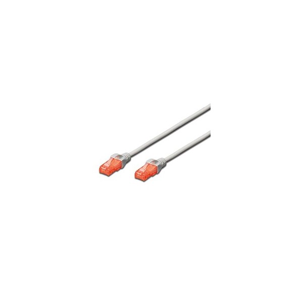 Cable red ewent latiguillo rj45 utp cat6 5m gris