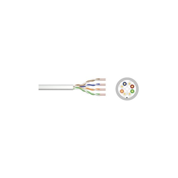 Bobina  cable de red ewent ew - mat - 6u - r - 305 - s cat 6 u - utp awg23 - 1 cca 305mt rigido