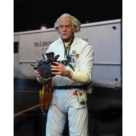 Figura neca  back to the future -  ultimate doc brown (1985) scale action figure