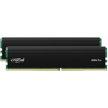 Memoria ram ddr4 64gb 2x32gb crucial pro - udimm - 3200 mhz - pc4 25600 - cl22