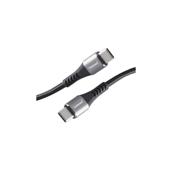 Cable usb tipo c intenso 1m - macho - macho - negro