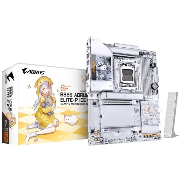 Placa base gigabyte b850 a elite - p ice am5 atx - 4x ddr5