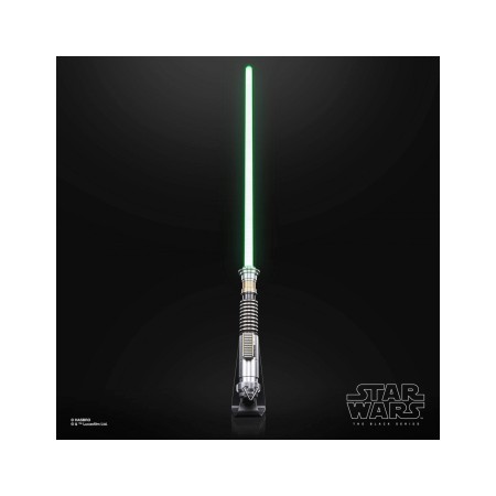 Réplica hasbro force fx élite star wars black series sable de luz luke skywalker