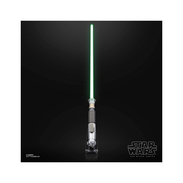 Réplica hasbro force fx élite star wars black series sable de luz luke skywalker