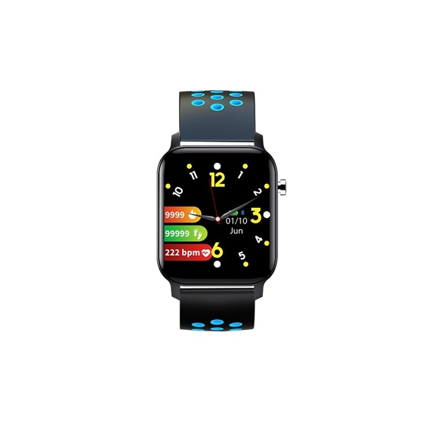Reloj smartwatch leotec multisport bit 2 plus ip68 negro y azul 1.4 pulgadas