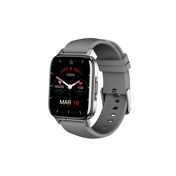 Reloj smartwatch leotec multisport crystal ip68 gris 1.69 pulgadas