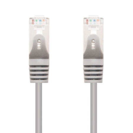 Cable de Red RJ45 FTP Nanocable 10.20.0810 Cat.6/ 10m/ Gris