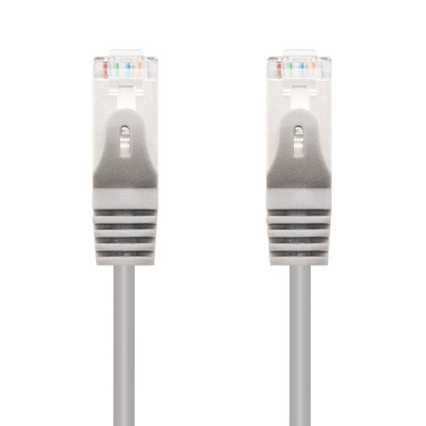 Cable de Red RJ45 FTP Nanocable 10.20.0810 Cat.6/ 10m/ Gris