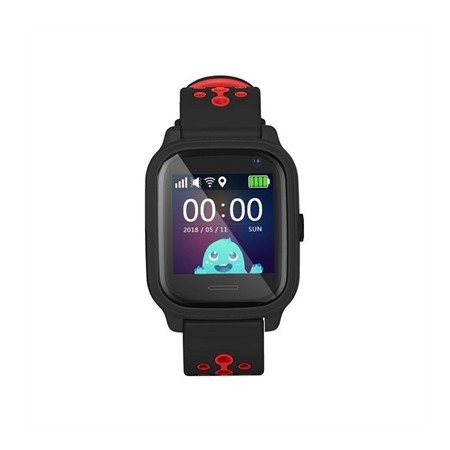 Reloj smartwatch leotec kids allo gps antiperdida negro y rojo 1.3 pulgadas
