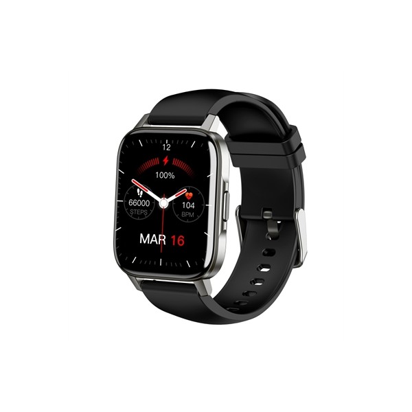 Reloj smartwatch leotec multisport crystal ip68 negro 1.69 pulgadas