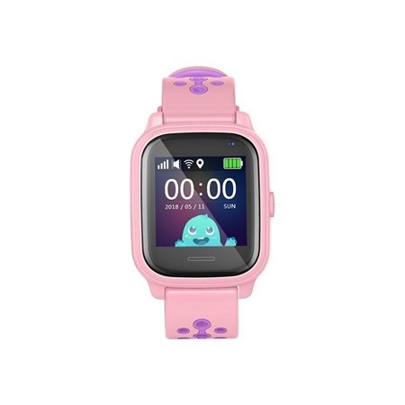 Reloj smartwatch leotec kids allo gps antiperdida rosa y morado 1.3 pulgadas
