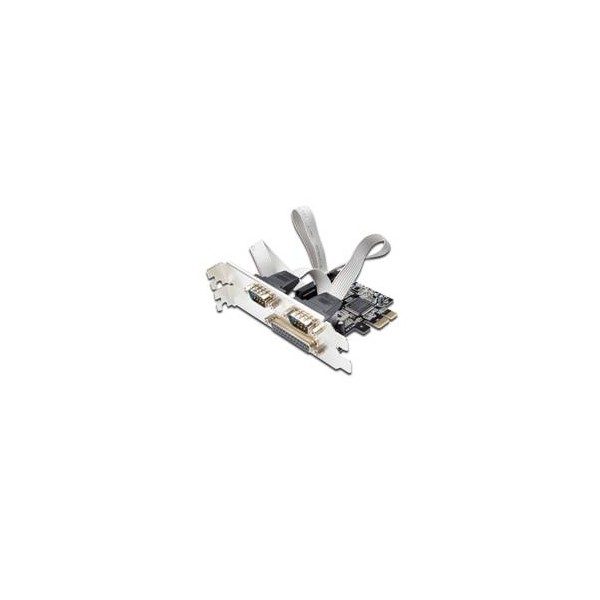 Tarjeta ewent combo serie & paralelo pci express 2 puertos