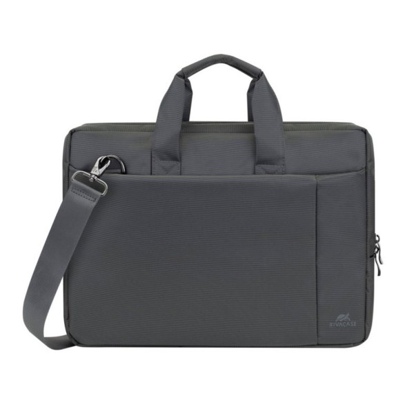 Maletin rivacase 8231 central para portatil 15.6 pulgadas gris