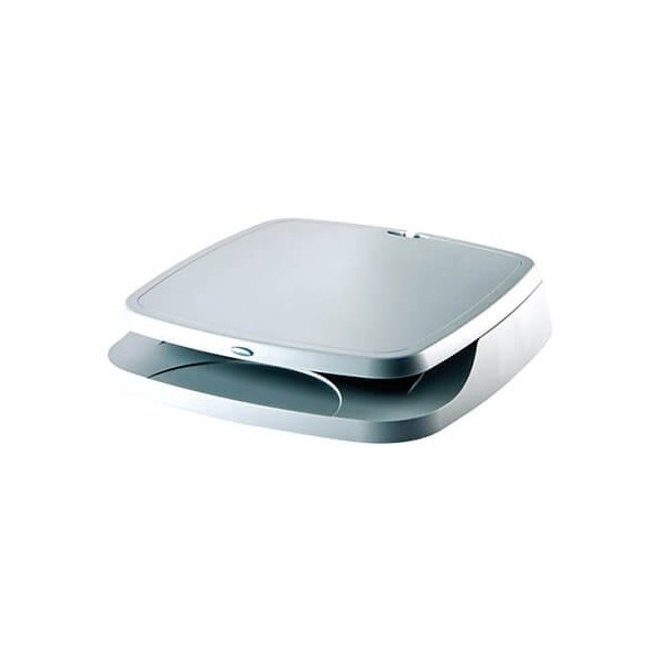 Soporte elevador monitor fellowes platino grafito - 11.43x38.10x41.91cm - 3 posiciones