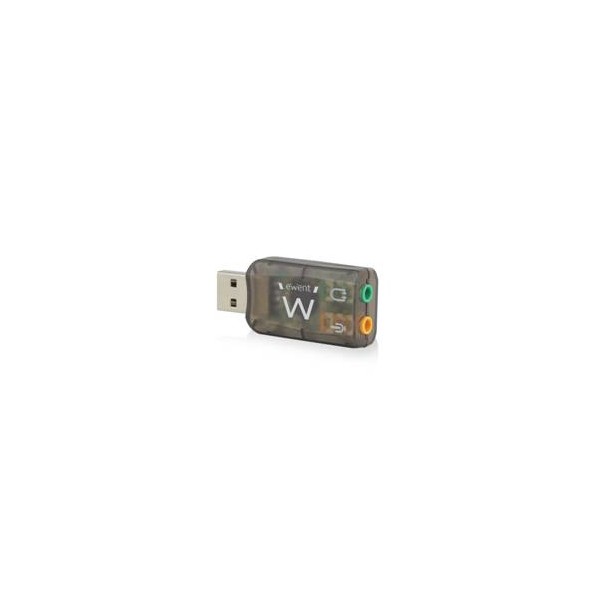 Adaptador de audio ewent sonido virtual 3d 5.1 -  usb 2.0