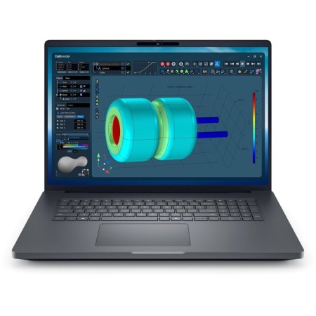 Portatil dell pro max 18 plus mb18250 u7 - 265hx -  32gb -  ssd 1tb -  18 pulgadas qhd -  w11p