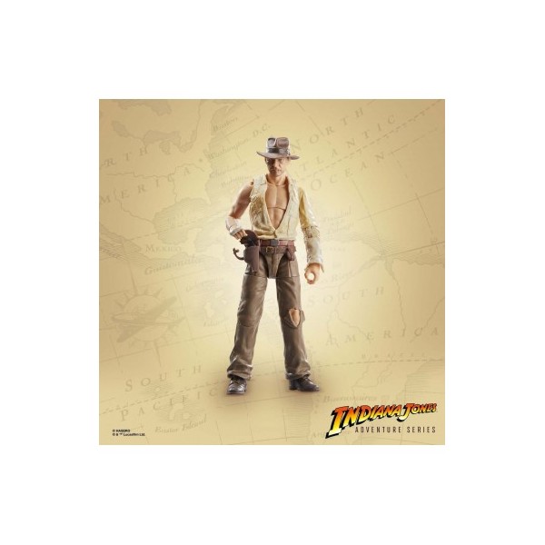 Figura hasbro indian jones adventure series -  indiana jones templo maldito
