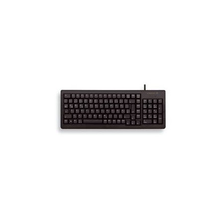 Teclado cherry slim reducida pad numerico usb negro