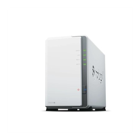 Servidor nas synology disk station  ds223j 1gb 2 bahias raid ethernet gigabit