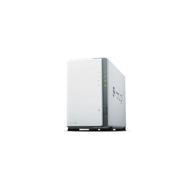 Servidor nas synology disk station  ds223j 1gb 2 bahias raid ethernet gigabit