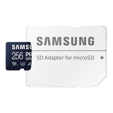 Tarjeta memoria micro sd samsung microsdxc pro ultimate 256gb clase 10  adaptador sd