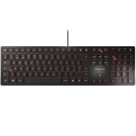 Teclado cherry kc 6000 slim ultraplano negro