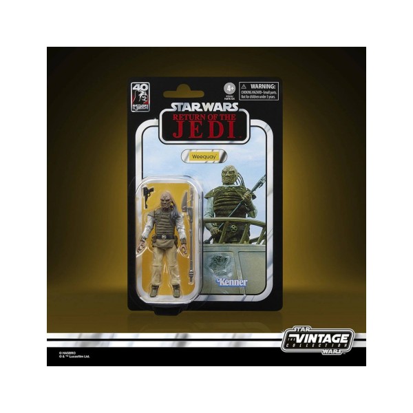 Figura hasbro star wars the vintage collecton el retorno del jedi weequay
