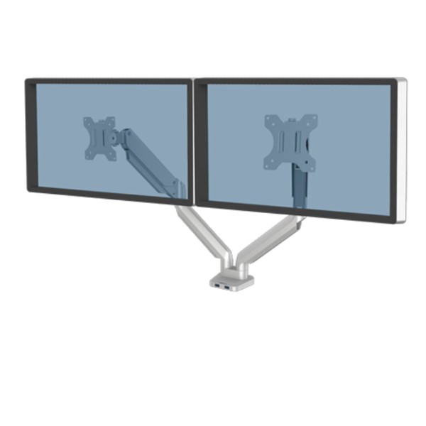 Soporte mesa fellowes 2 brazos hasta 32 pulgadas 100x100 max 16kg