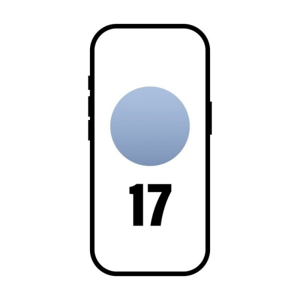 Smartphone Apple iPhone 17 512GB/ 6.3″/ 5G/ Azul Neblina