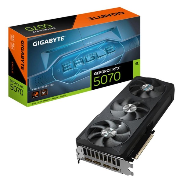 Tarjeta grafica gigabyte rtx 5070 eagle oc 12gb - 3 x dp - 1 x hdmi - pci express 5.0