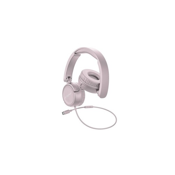 HEADSET ENERGY SISTEM URBAN PINK MICROFONO USB-C PLEGABLE