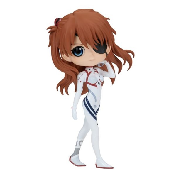 Figura banpresto q posket evangelion : 3.0.0 plugsuit style asuka shikinami langley ver.a 14cm