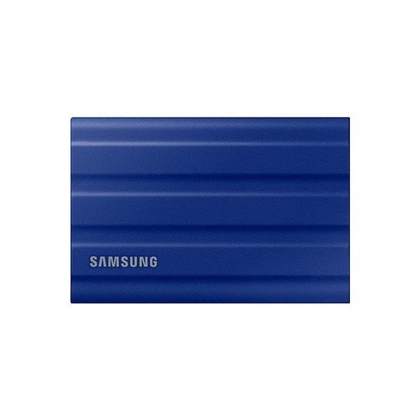 Disco duro externo ssd samsung 2tb t7 shield nvme azul mu - pe2t0r - eu
